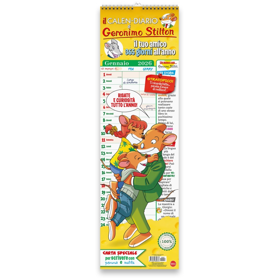 Copertina Calendario - Agenda/Geronimo Stilton n.2