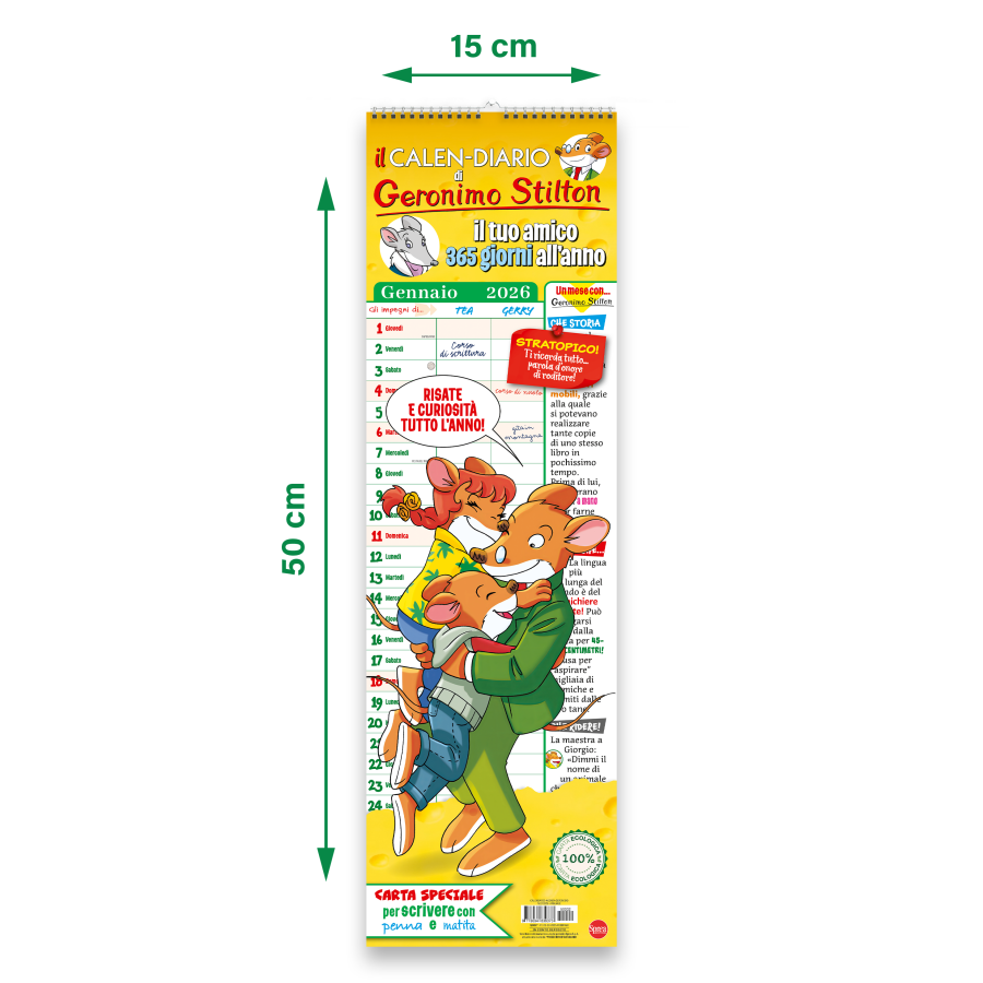 Copertina Calendario - Agenda/Geronimo Stilton n.2