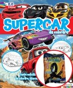 Copertina rivista Supercar da Colorare