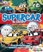 Copertina rivista Supercar da Colorare