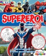 Copertina rivista Supereroi da Colorare