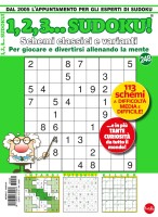 Copertina rivista 1,2,3 Sudoku