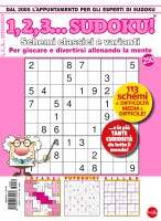 Copertina rivista 1,2,3 Sudoku