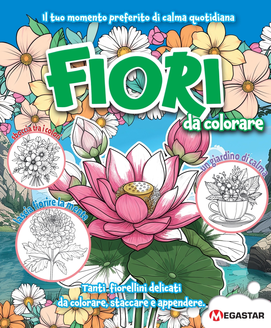 Copertina Fiori da Colorare n.3