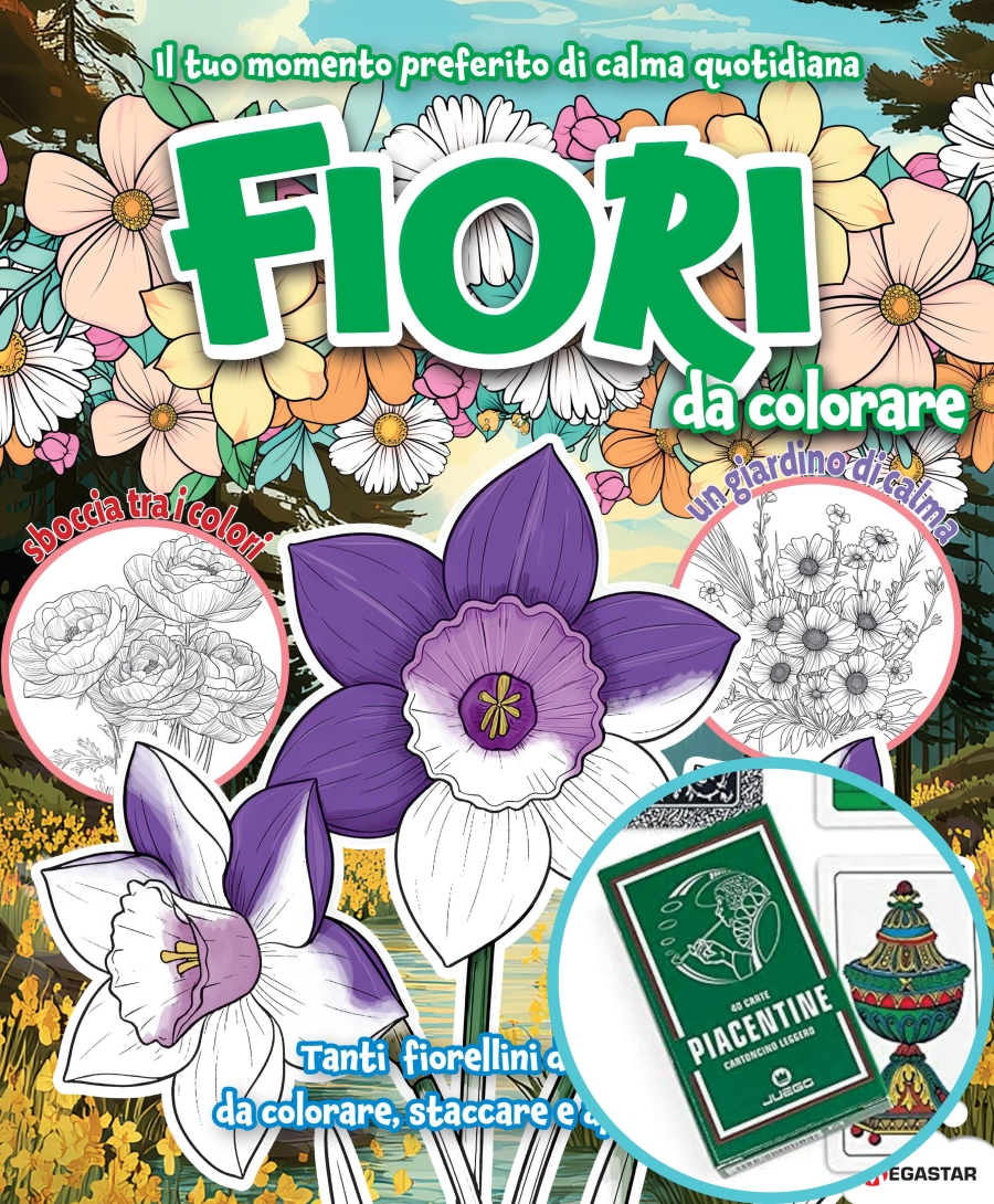 Copertina Fiori da Colorare n.4