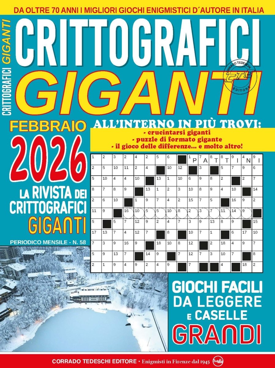 Copertina Crittografici Giganti n.58