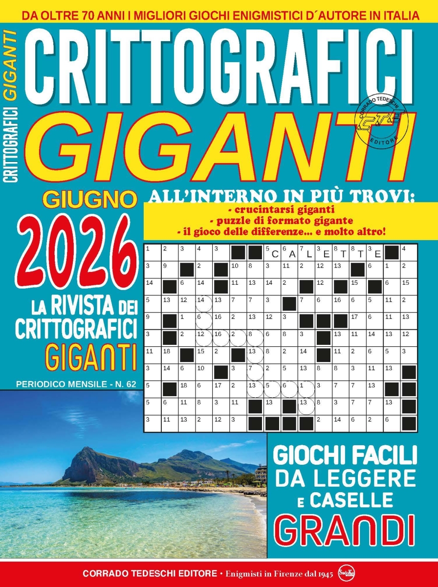 Copertina Crittografici Giganti n.62