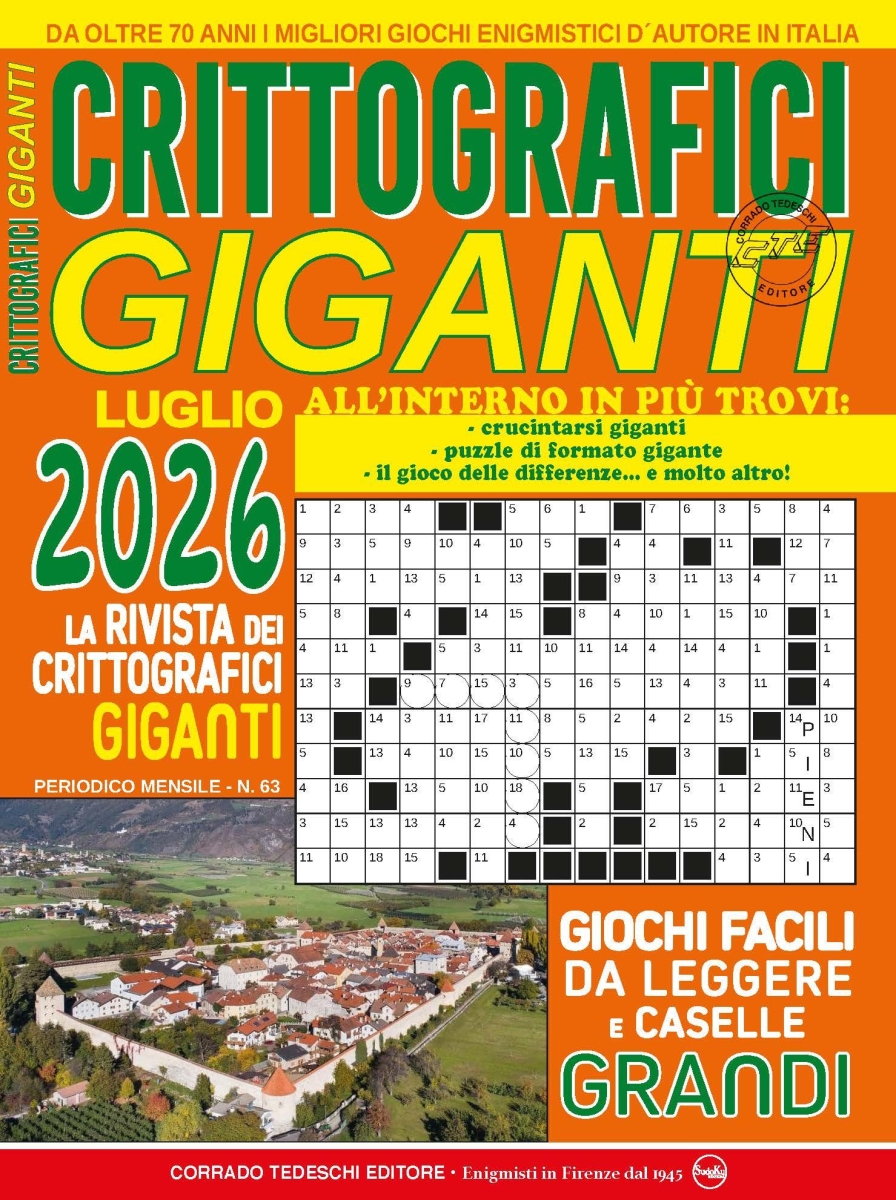 Copertina Crittografici Giganti n.63