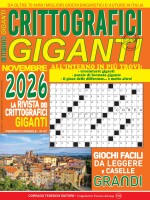 Copertina rivista Crittografici Giganti