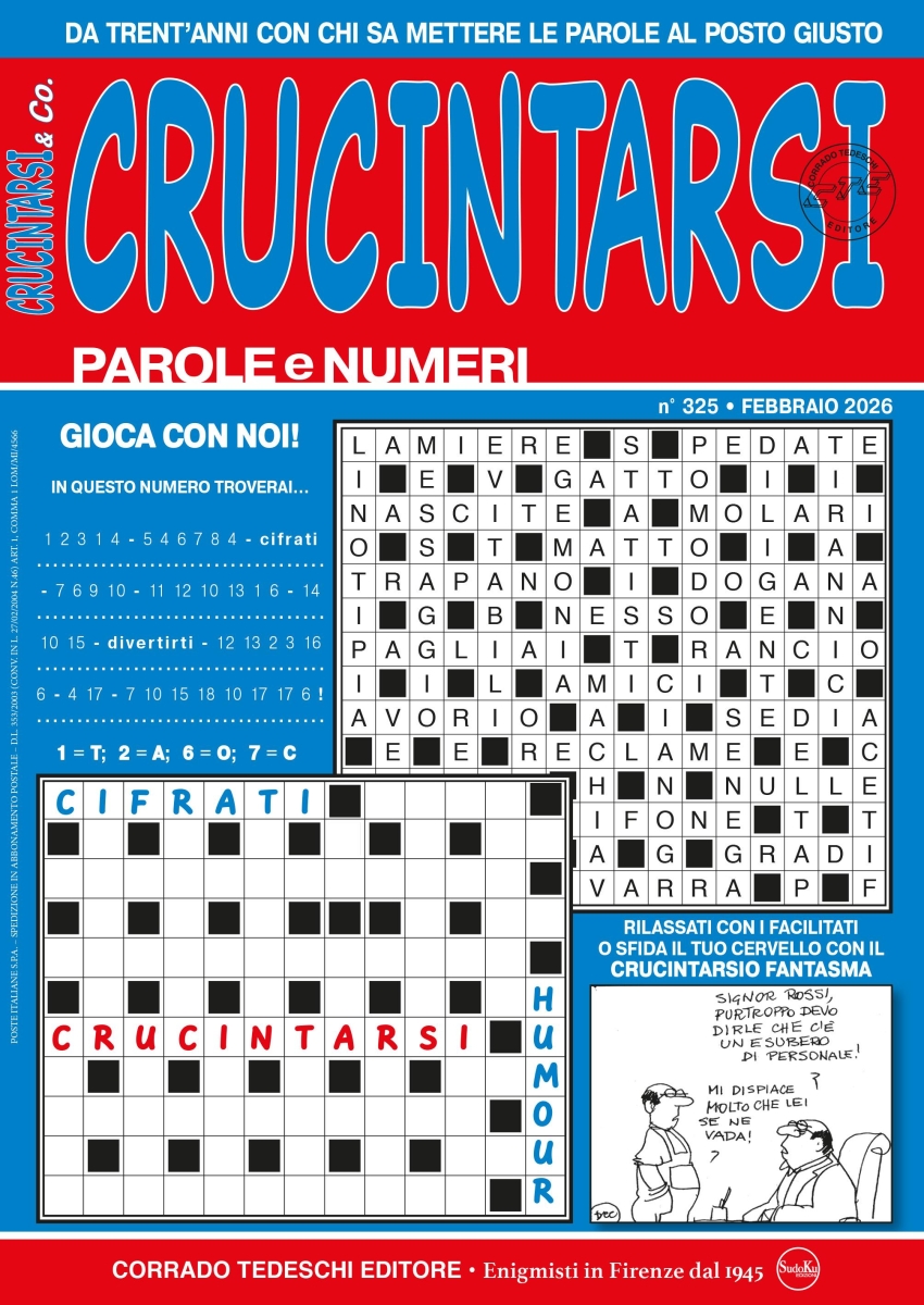Copertina Crucintarsi & Co n.325