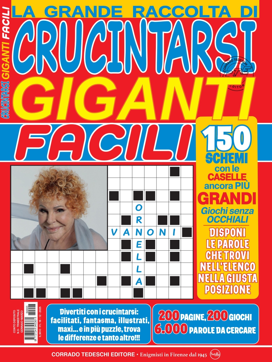 Copertina Crucintarsi Facili Giganti Raccolta n.3