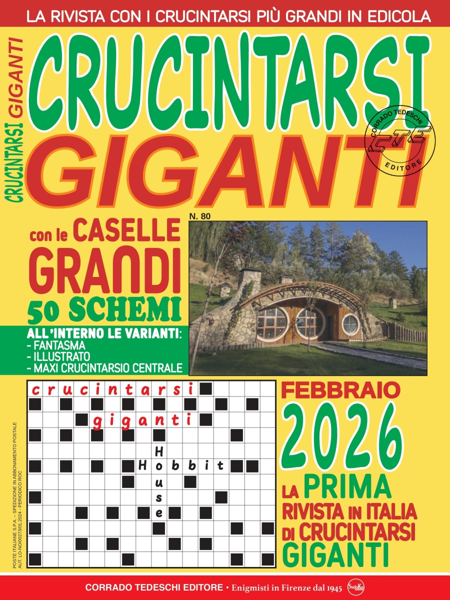 Copertina Crucintarsi Giganti n.80