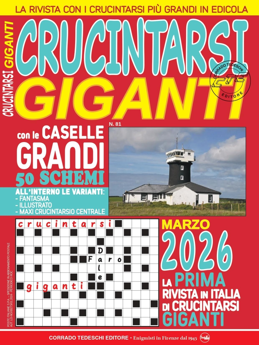 Copertina Crucintarsi Giganti n.81