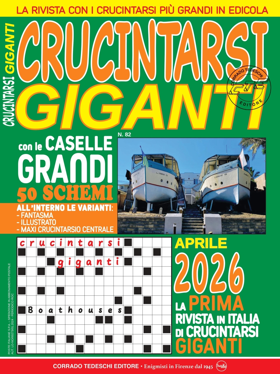 Copertina Crucintarsi Giganti n.82