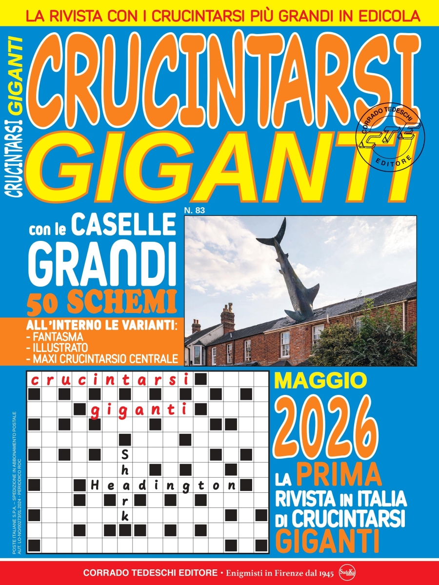 Copertina Crucintarsi Giganti n.83
