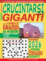 Copertina rivista Crucintarsi Giganti