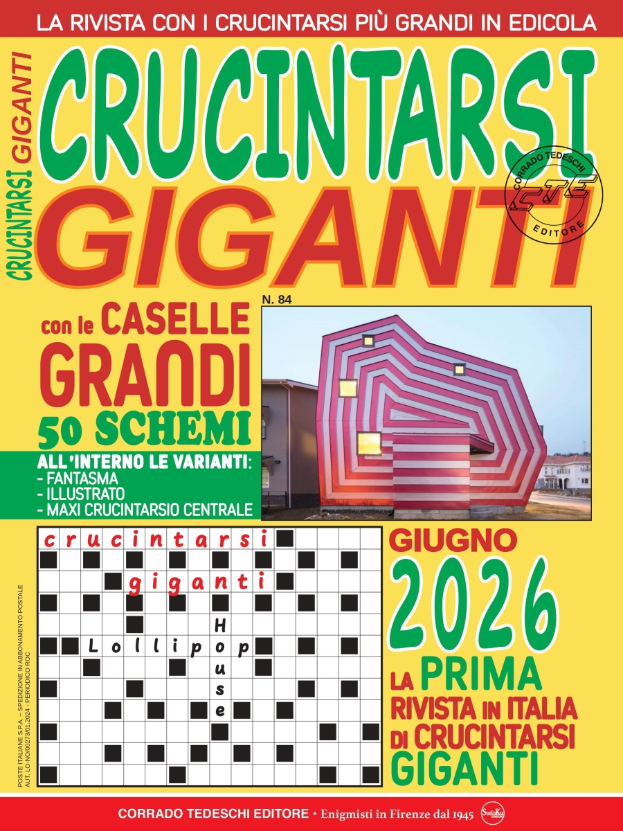 Copertina Crucintarsi Giganti n.84
