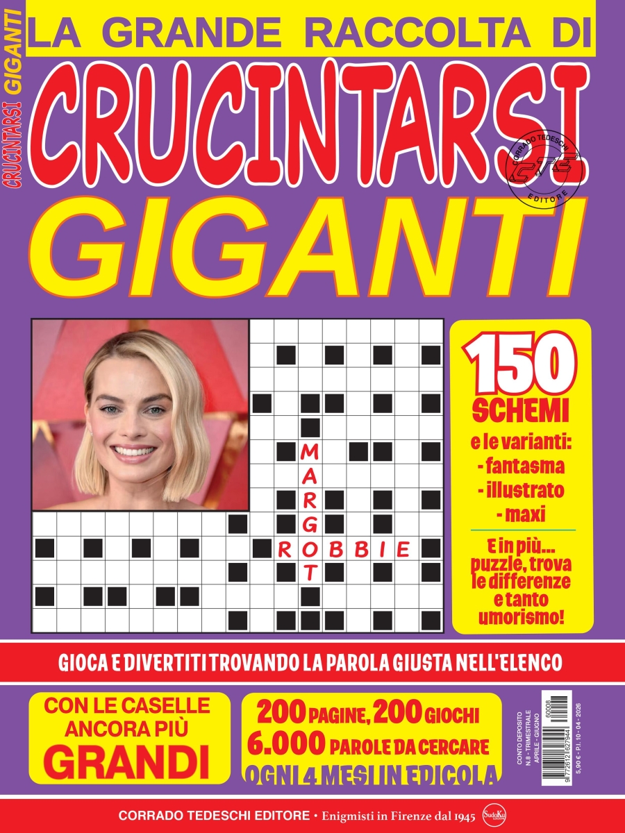 Copertina Crucintarsi Giganti Raccolta n.8