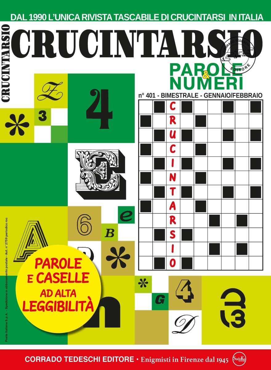 Copertina Crucintarsio n.401