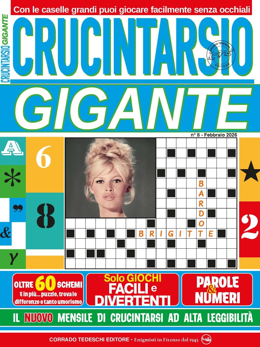 Copertina Crucintarsio Gigante n.8