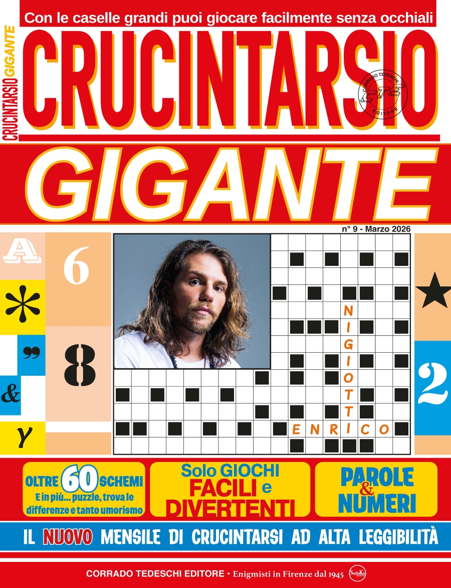 Copertina Crucintarsio Gigante n.9