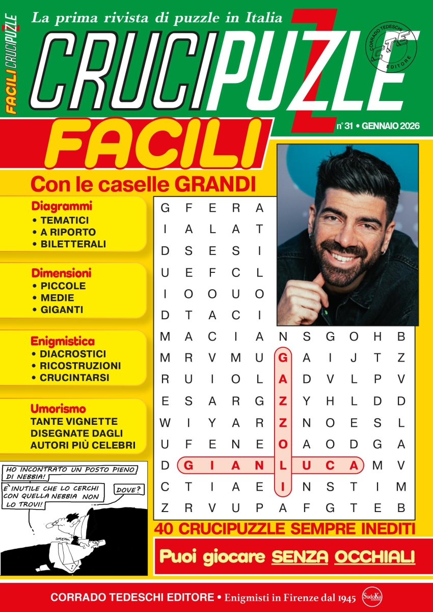 Copertina Crucipuzzle Facili n.31