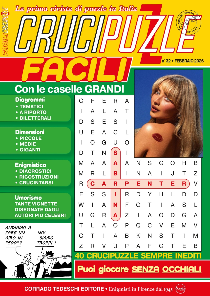 Copertina Crucipuzzle Facili n.32