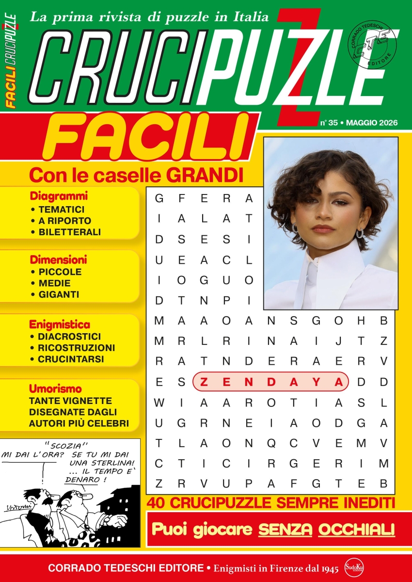 Copertina Crucipuzzle Facili n.35