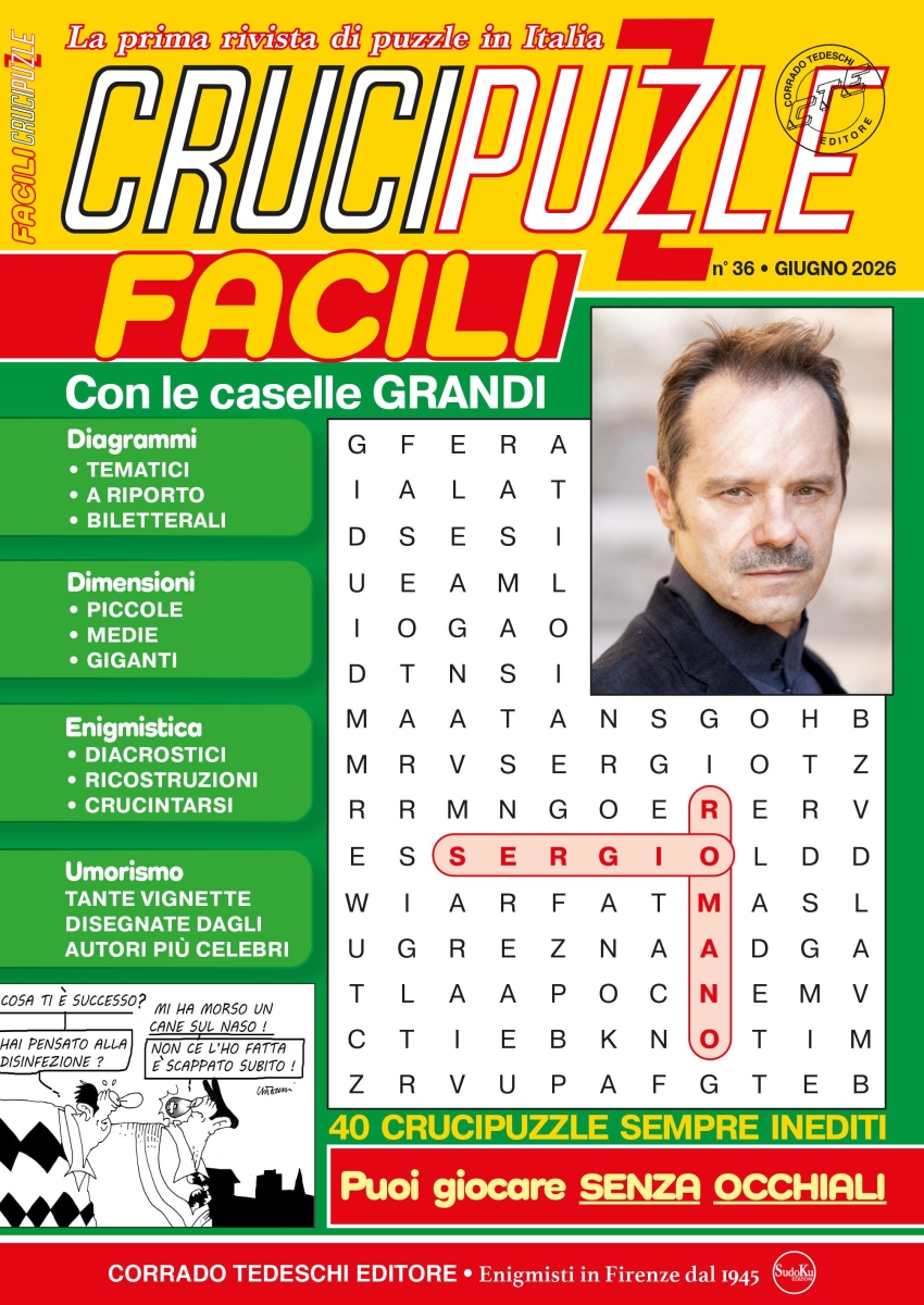Copertina Crucipuzzle Facili n.36