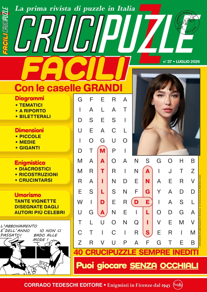 Copertina Crucipuzzle Facili n.37