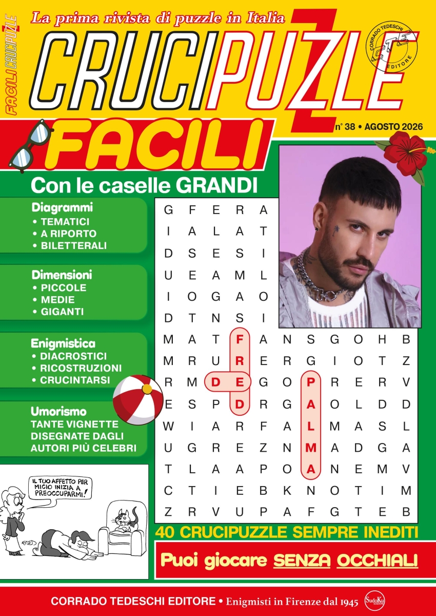 Copertina Crucipuzzle Facili n.38