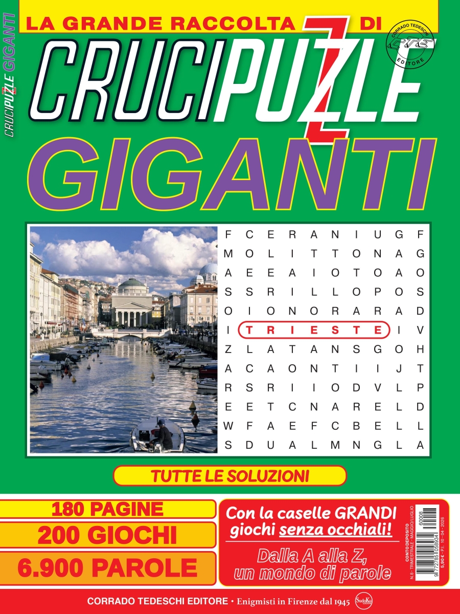 Copertina Crucipuzzle Giganti Raccolta n.8
