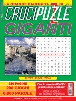 Copertina rivista Crucipuzzle Giganti Raccolta