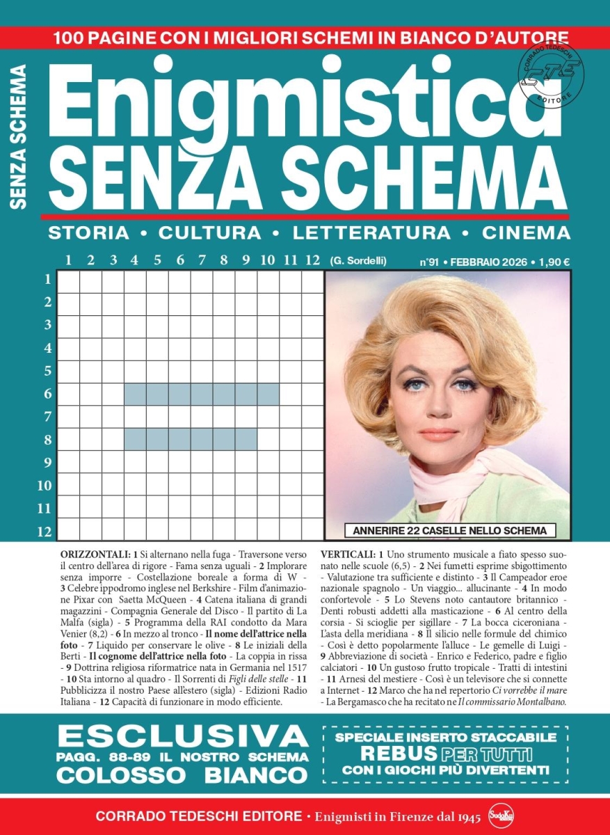 Copertina Enigmistica Senza Schema n.91