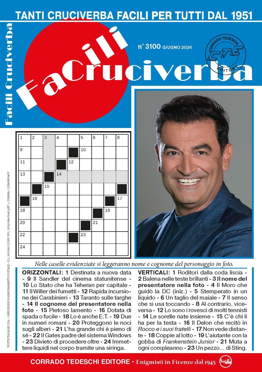 Copertina Facili Cruciverba n.3100
