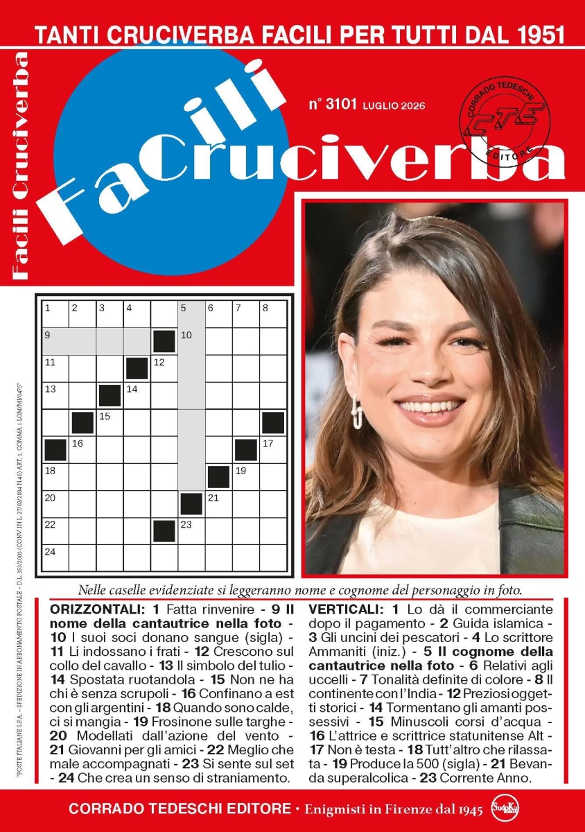 Copertina Facili Cruciverba n.3101