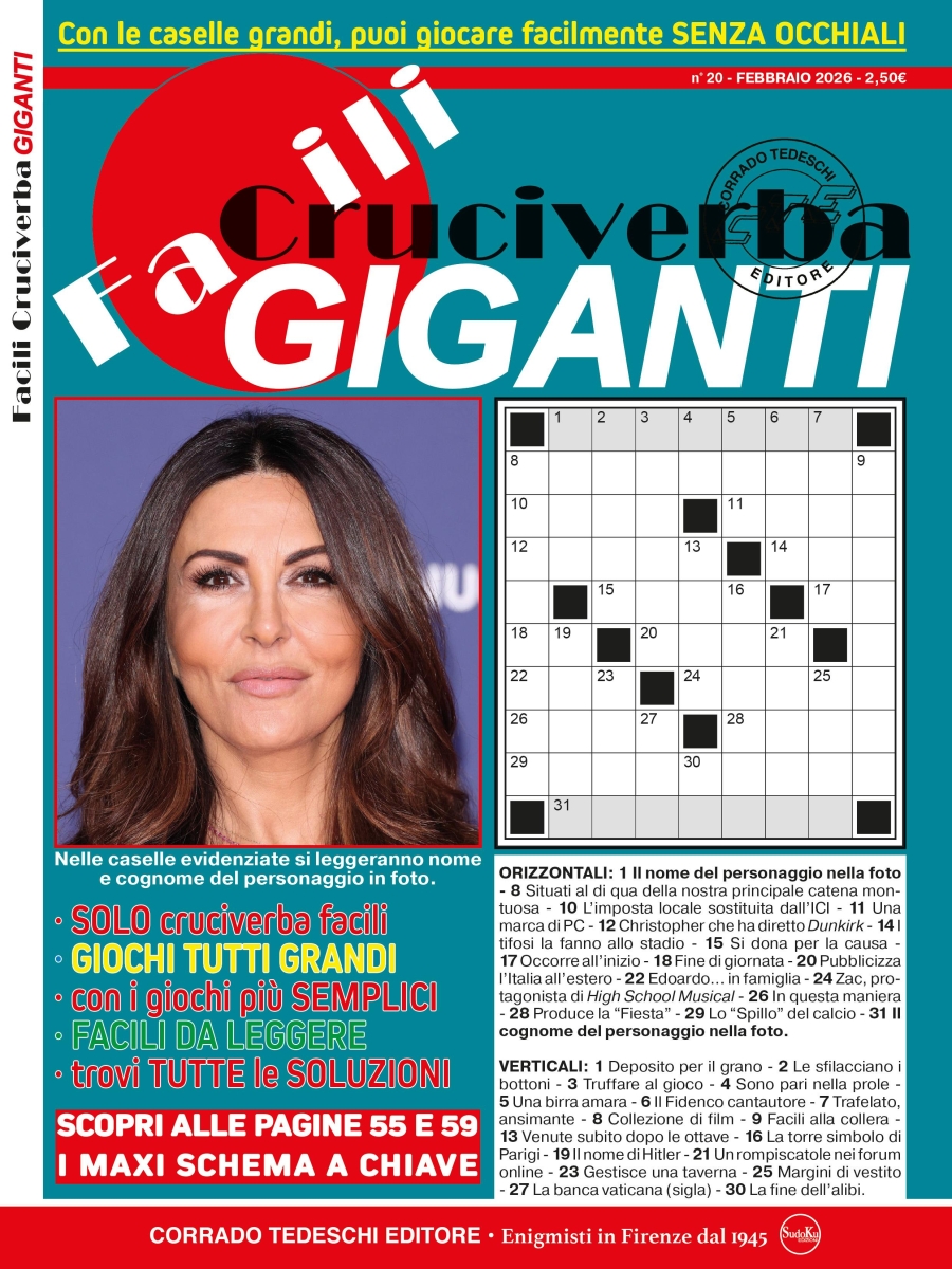 Copertina Facili Cruciverba Giganti n.20
