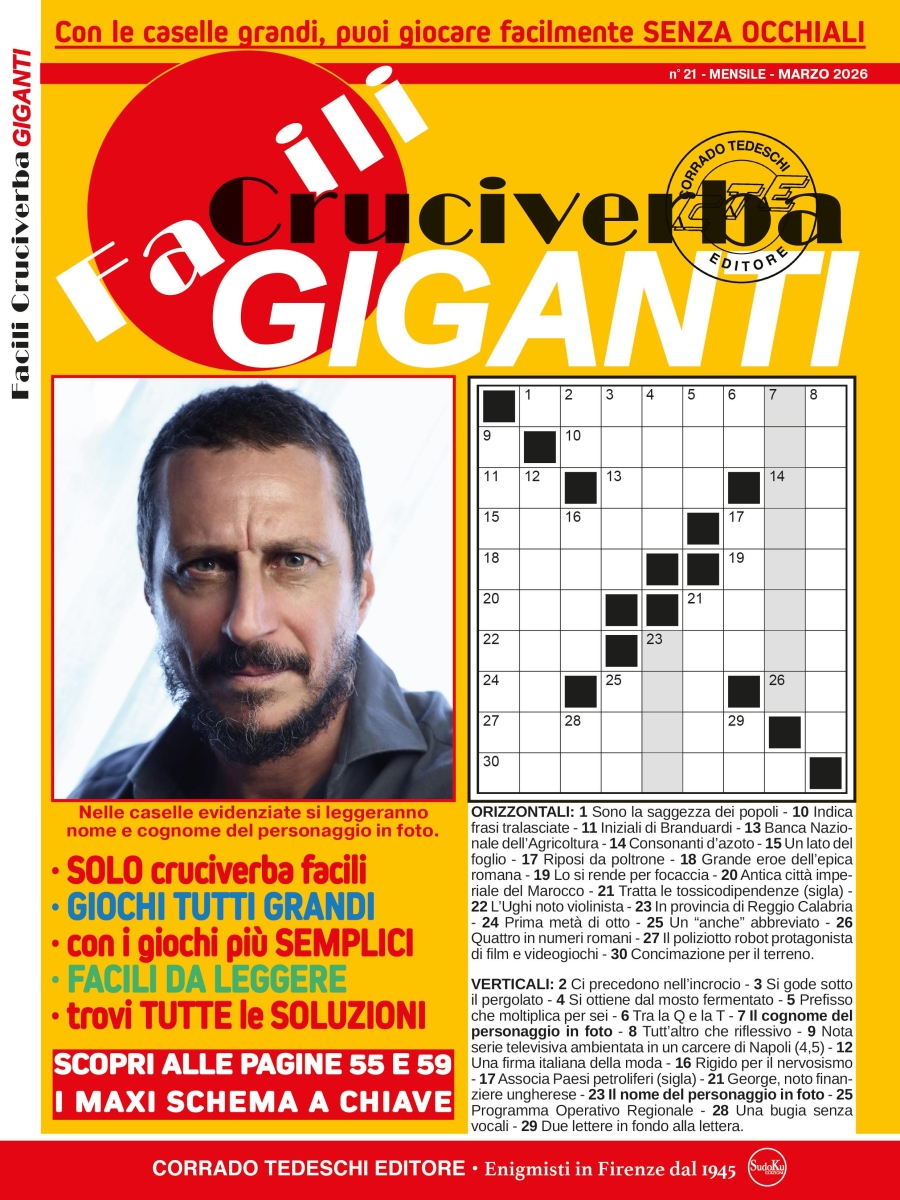 Copertina Facili Cruciverba Giganti n.21
