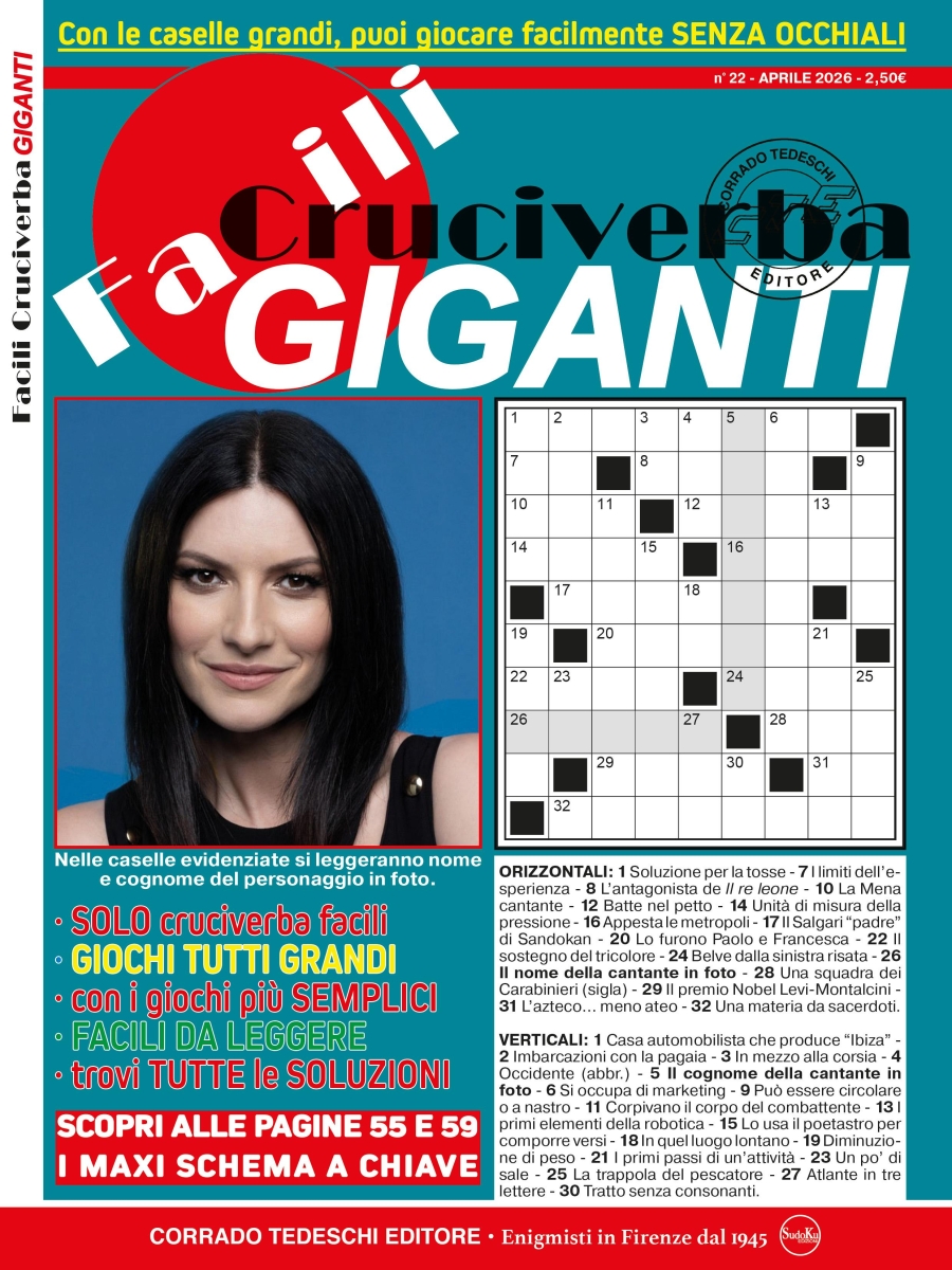 Copertina Facili Cruciverba Giganti n.22