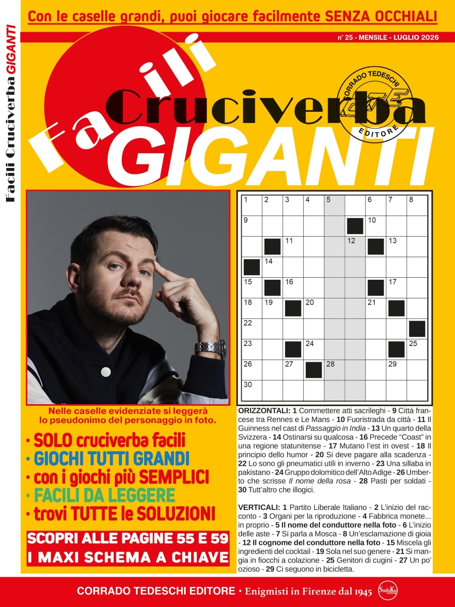 Copertina Facili Cruciverba Giganti n.25