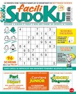 Copertina rivista Facili Sudoku