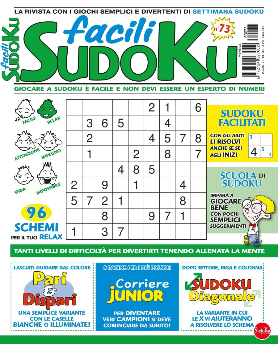 Copertina Facili Sudoku n.73