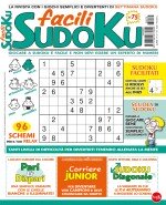 Copertina rivista Facili Sudoku