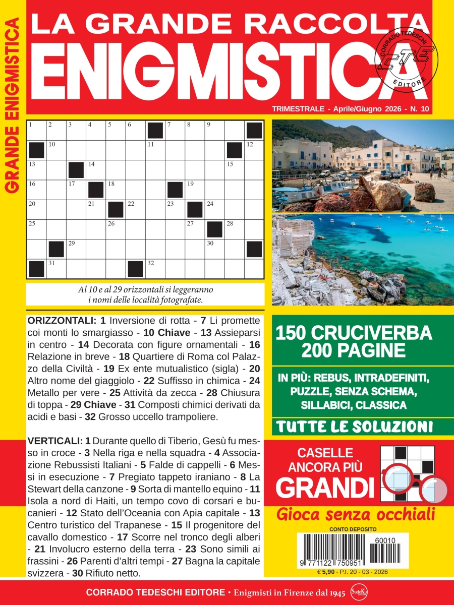 Copertina Raccolta Enigmistica Gigante n.10