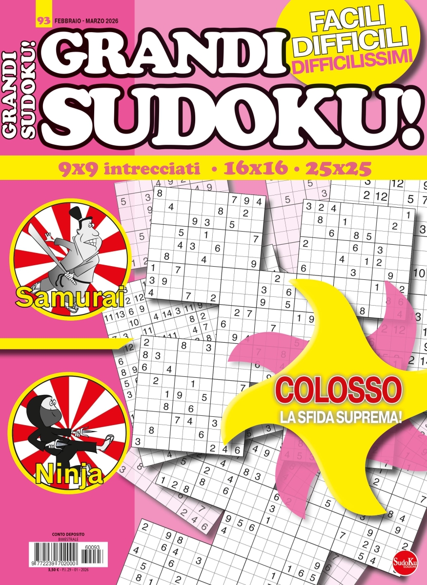 Copertina Grandi Sudoku n.93