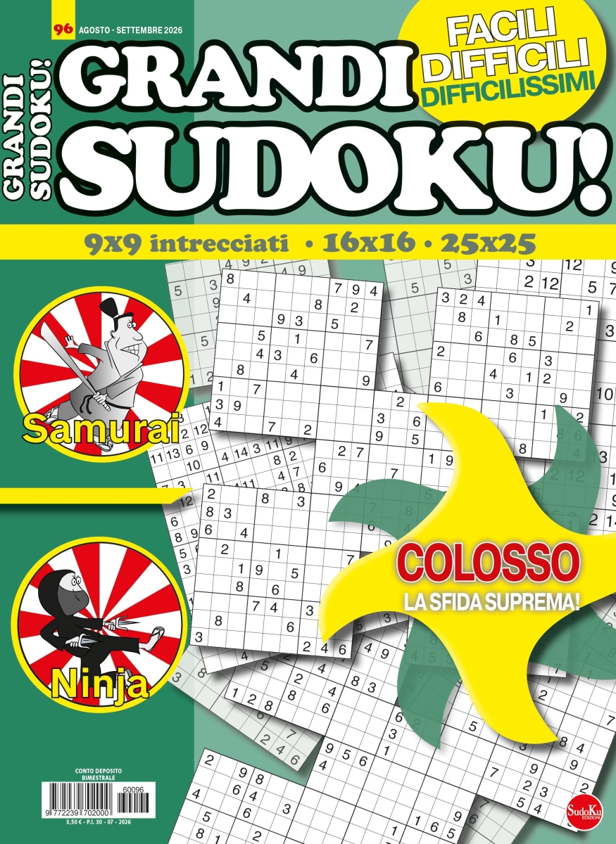 Copertina Grandi Sudoku n.96