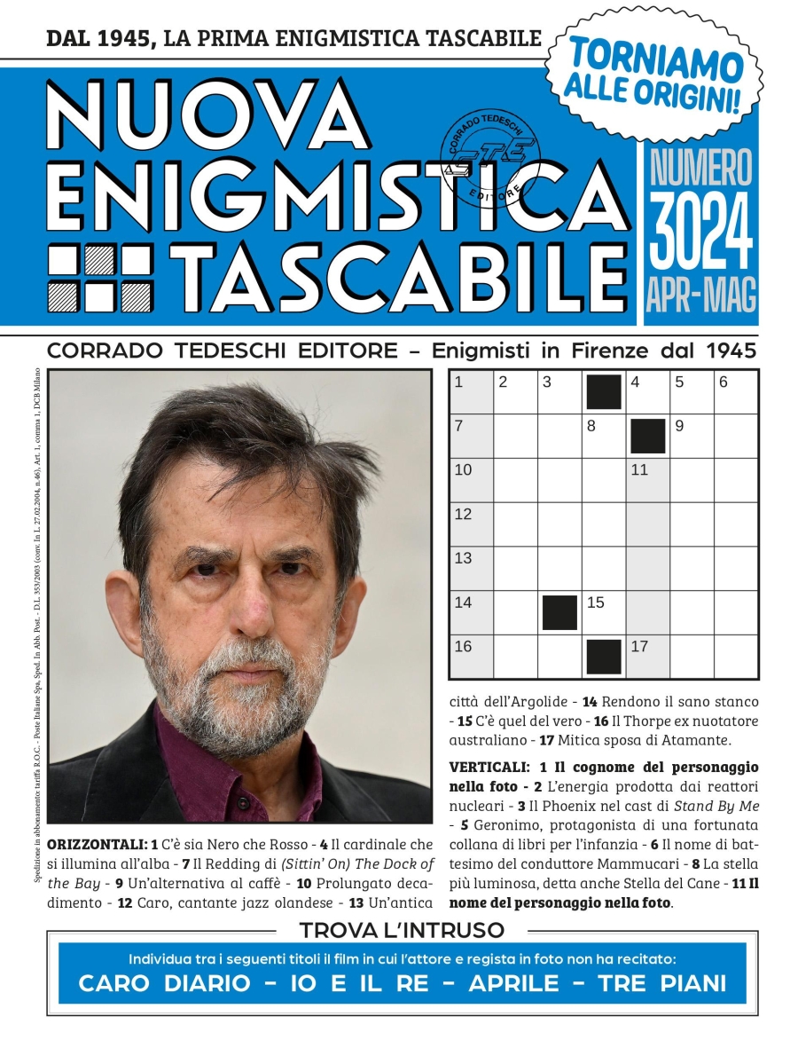 Copertina Nuova Enigmistica Tedeschi n.3024