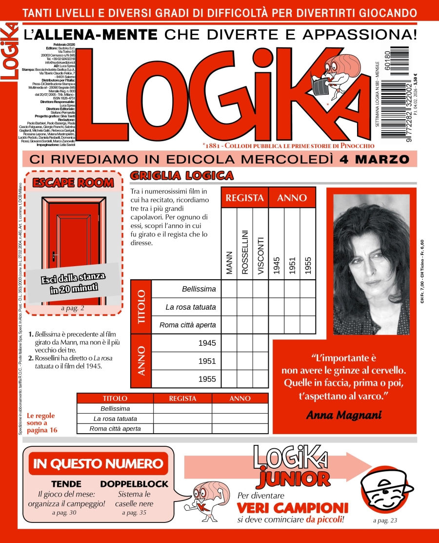 Copertina Settimana Logika n.180