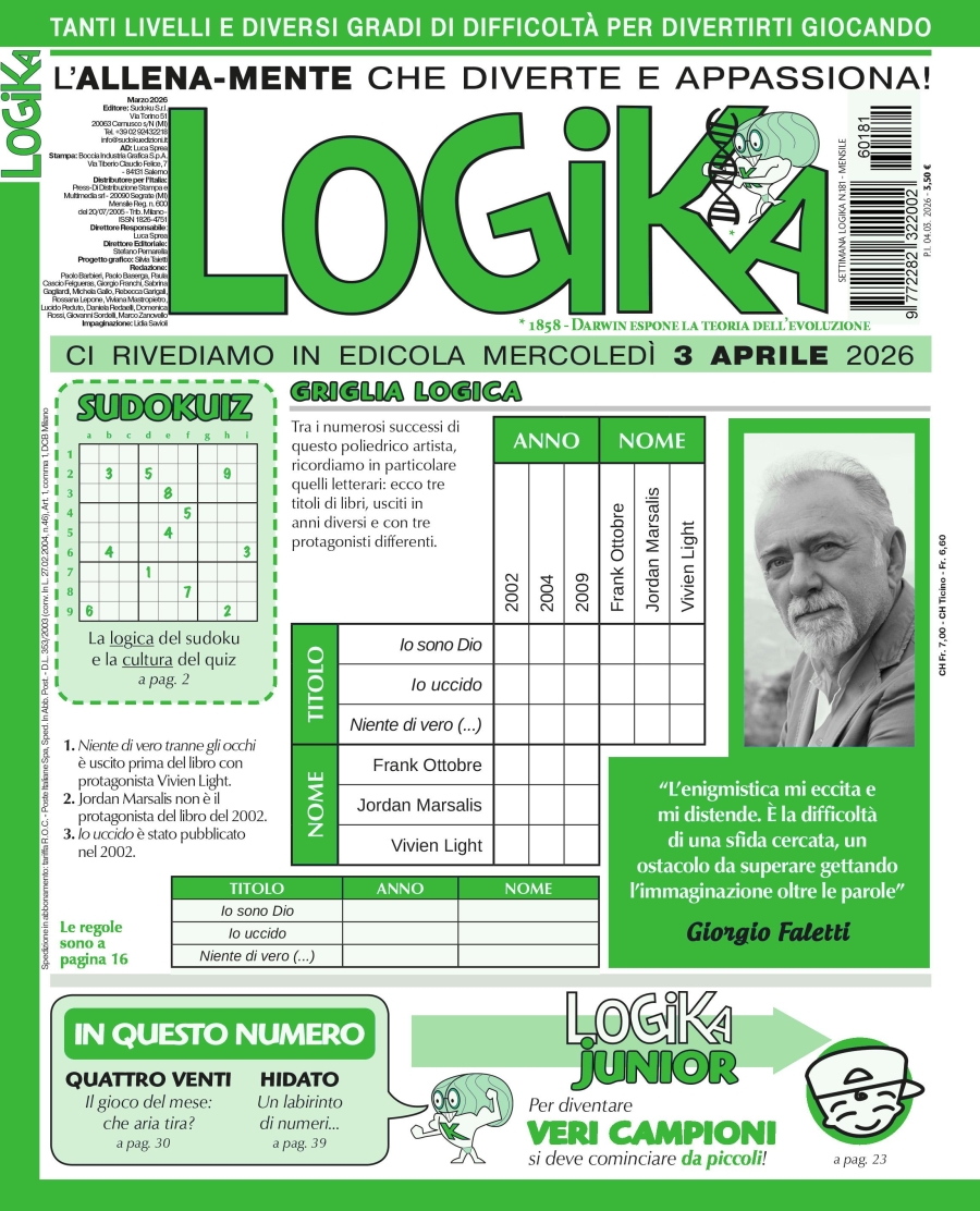 Copertina Settimana Logika n.181