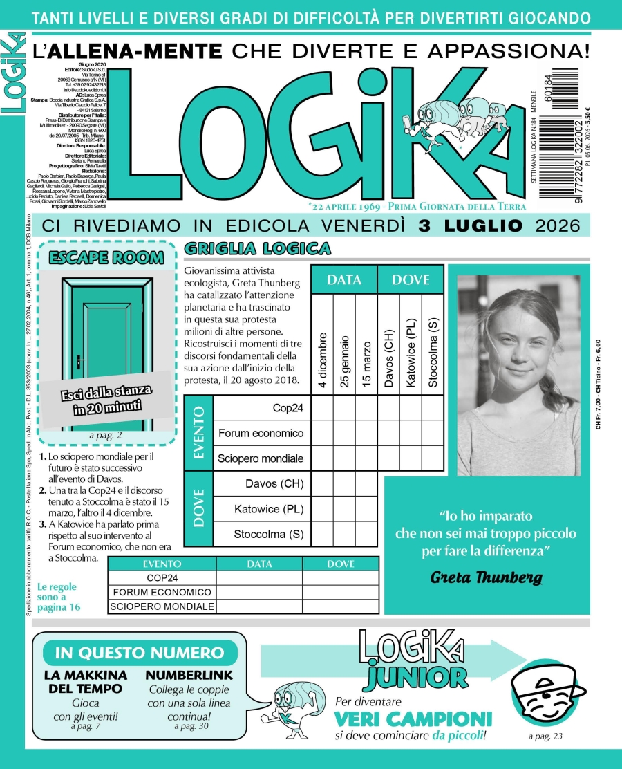 Copertina Settimana Logika n.184